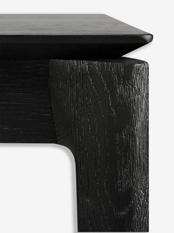 extension de chêne bok noir table - l160240 cm noir