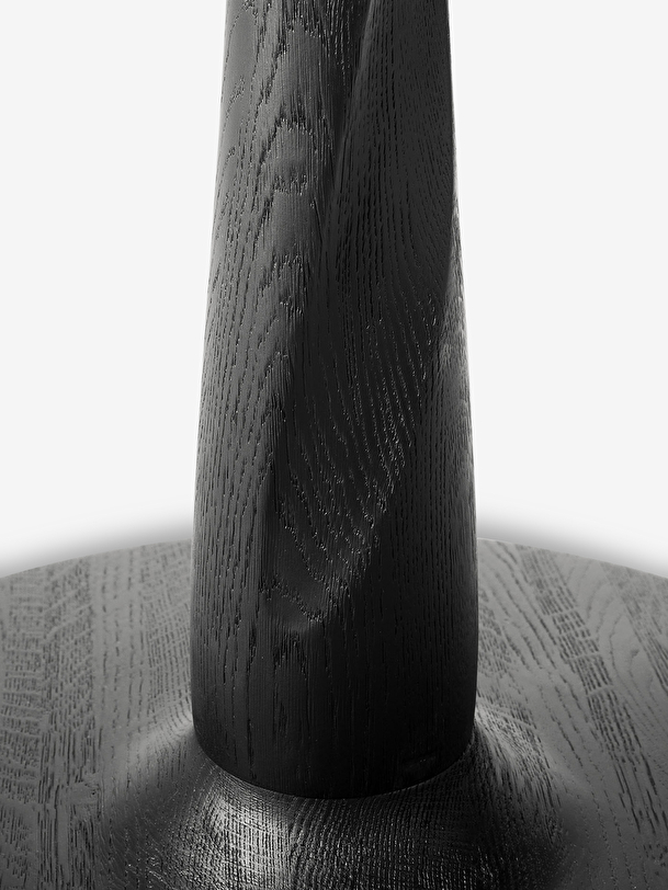 chêne de torsion tour de table noires d90 noir