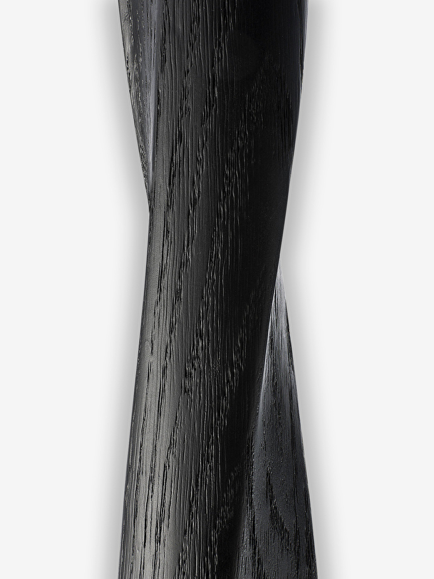 chêne de torsion tour de table noires d90 noir