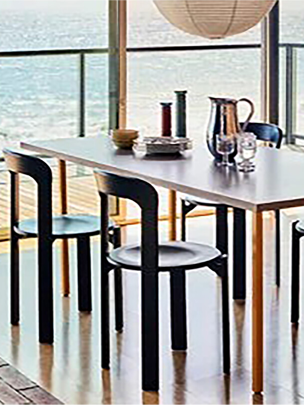 gris deux tons table ocre pied 200x90 ocre