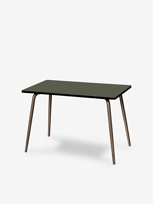 rétro vera table 120x70 kaki kaki