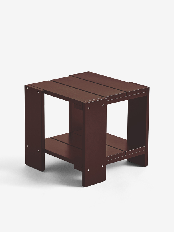 table basse de caisse - hay rouge