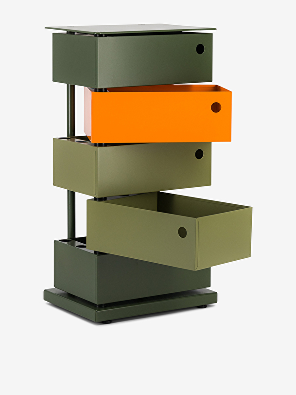 pivotant meubles orangekaki