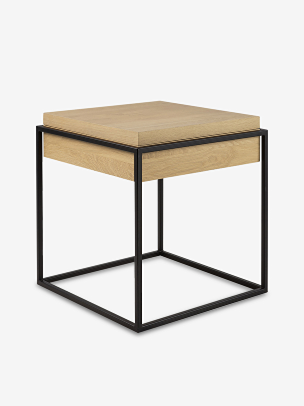 table dappoint monolit en chene noir