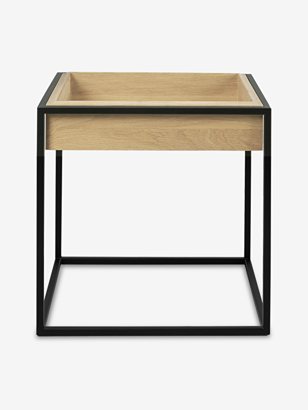 table dappoint monolit en chene noir
