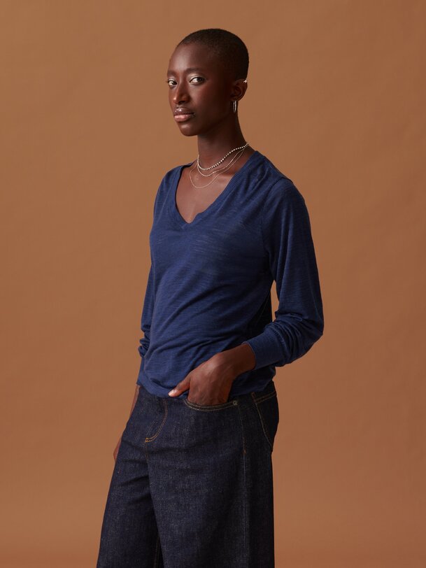 harris t-shirt bleu nuit