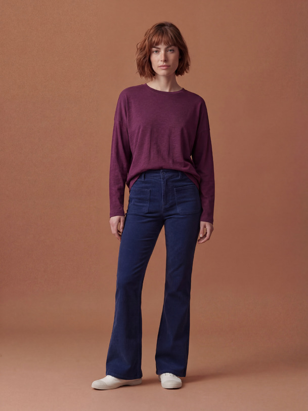 juillet ls t-shirt prune