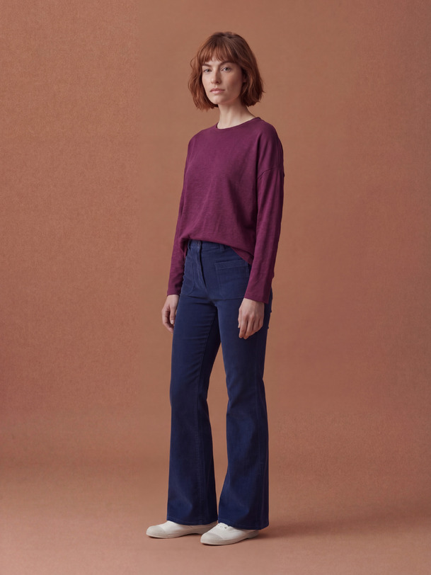 juillet ls t-shirt prune