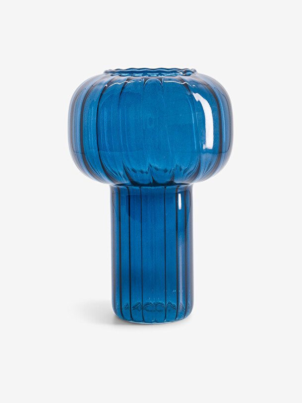vase twist bleu m bleu