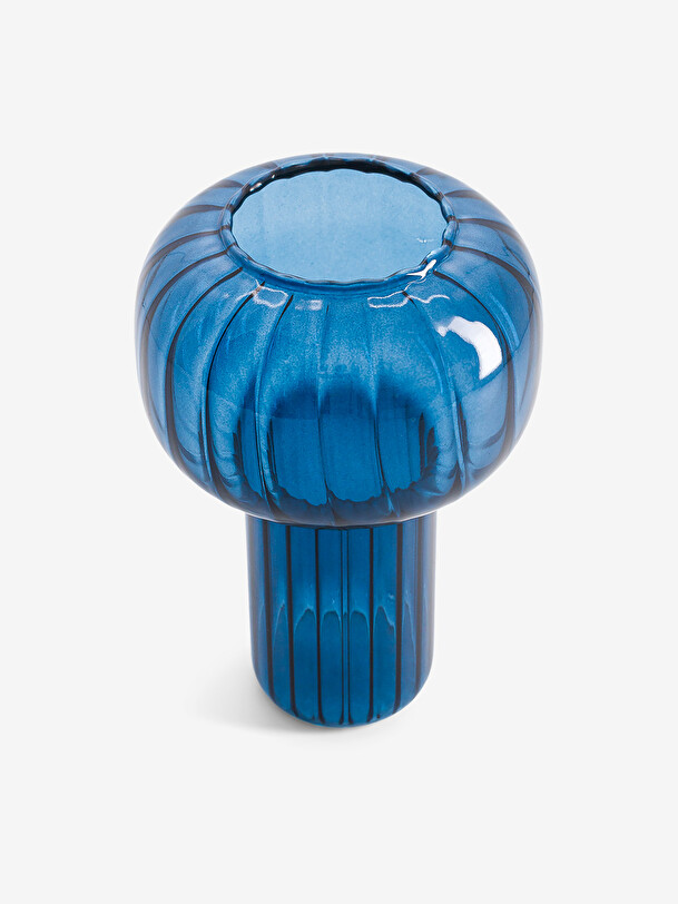 vase twist bleu m bleu