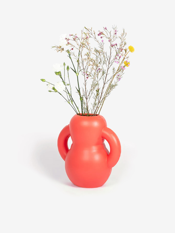 vase oscar rouge - maison studyo rouge