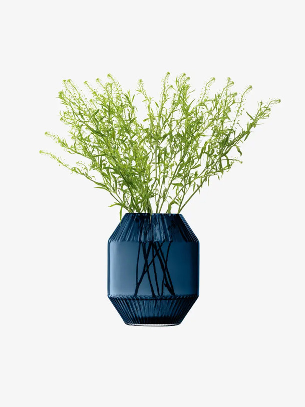 vase rotonde t.m - lsa bleu