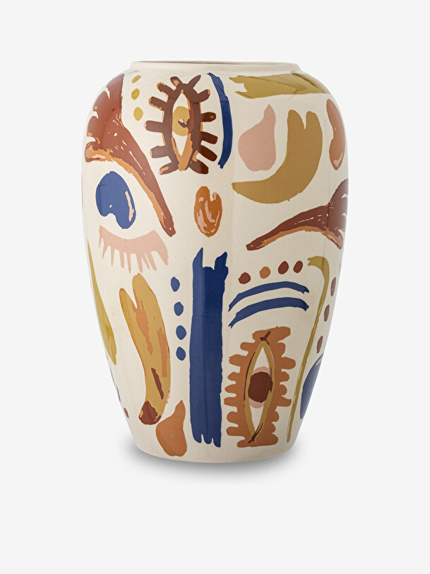 vase horus grès bleu