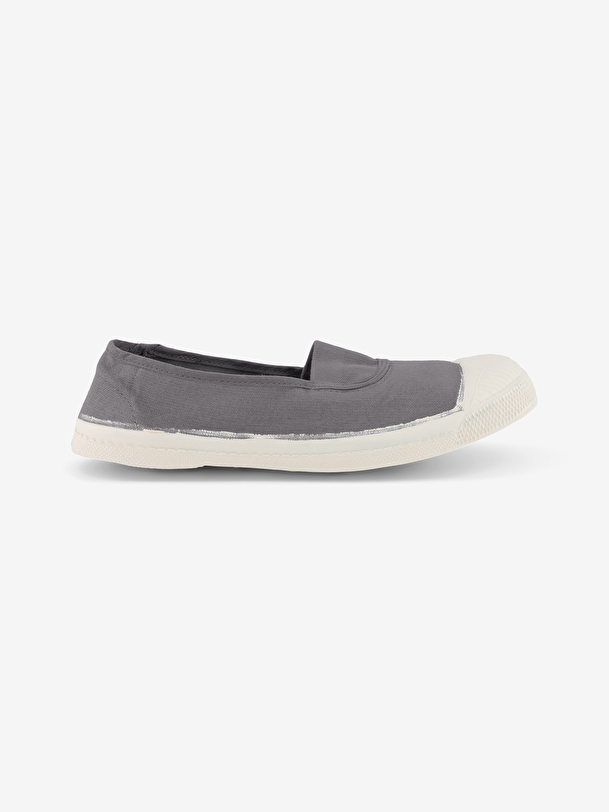 tennis un élastique femme gris