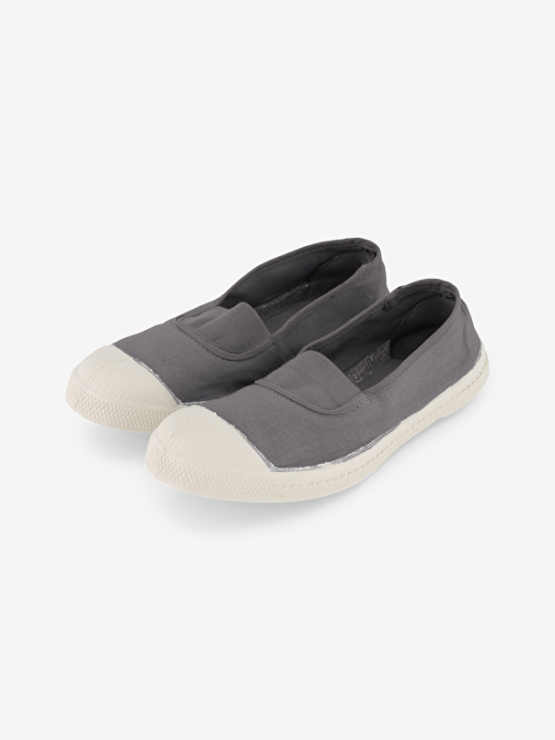 tennis un élastique femme gris