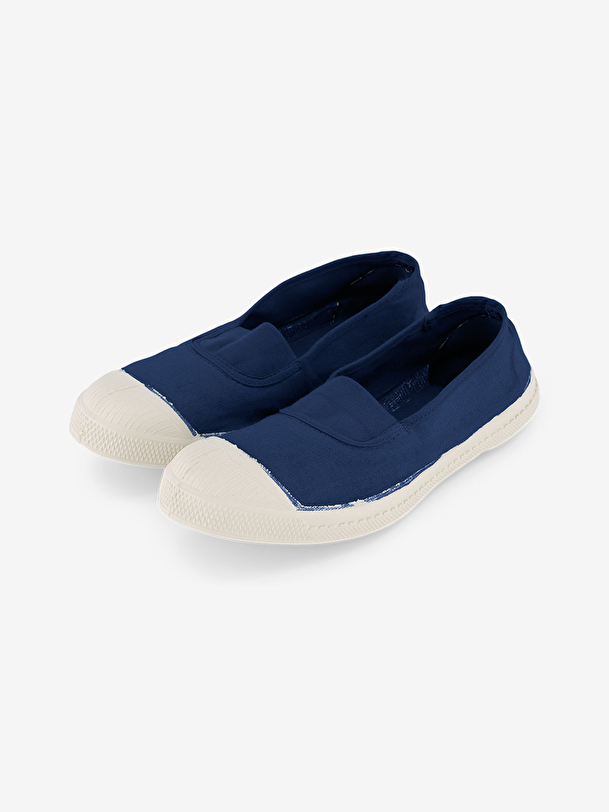 femme élastique de tennis indigo