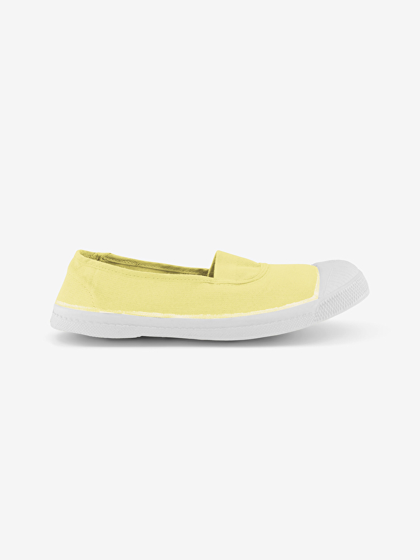 femme élastique de tennis de citron