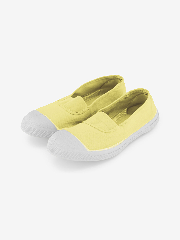 femme élastique de tennis de citron
