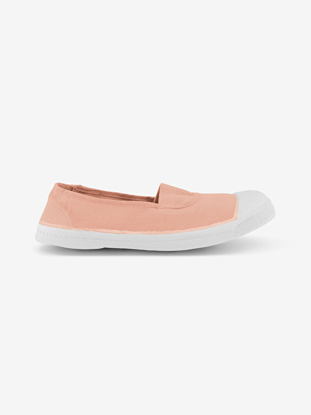 femme élastique tennis rose