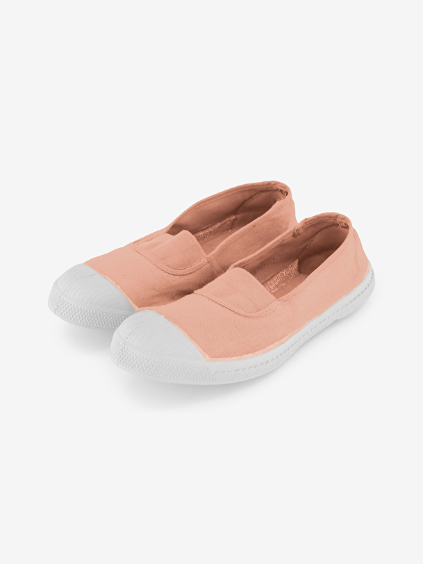 femme élastique tennis rose