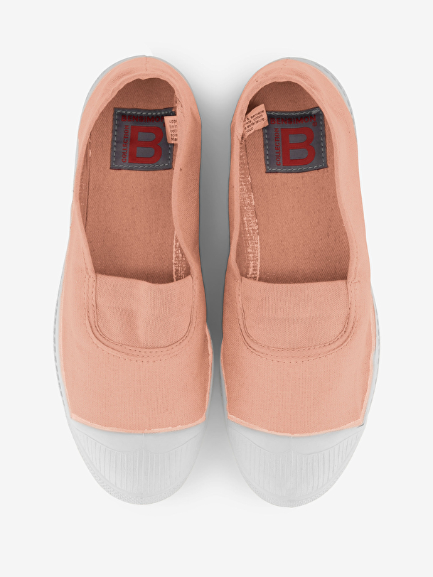 femme élastique tennis rose