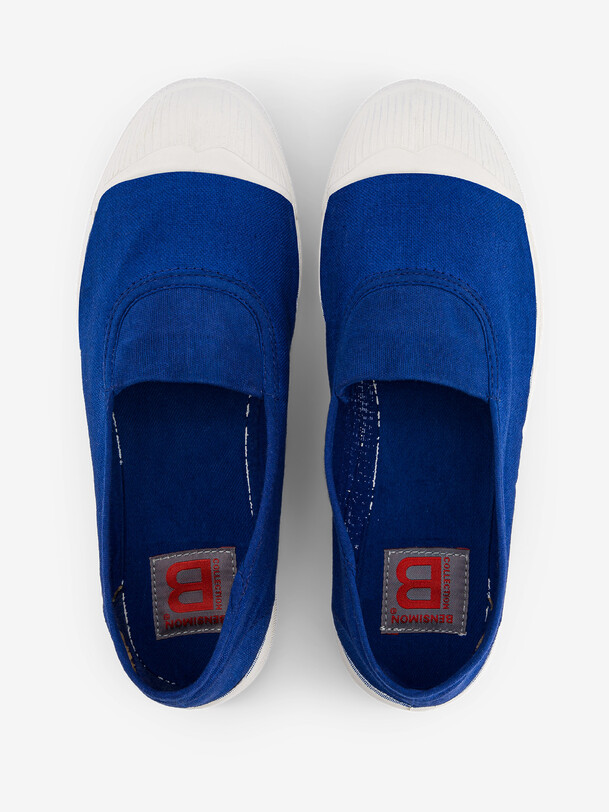 les femmes élastique tennis bleu vif