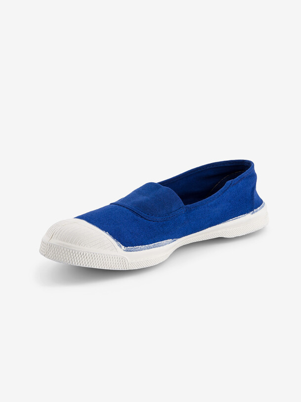 les femmes élastique tennis bleu vif