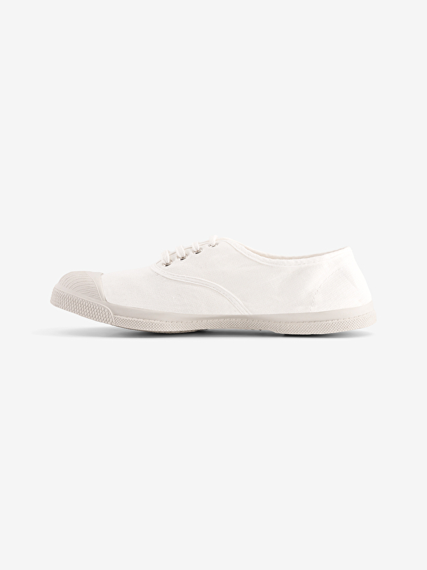 femmes chaussures de tennis avec lacet blanc