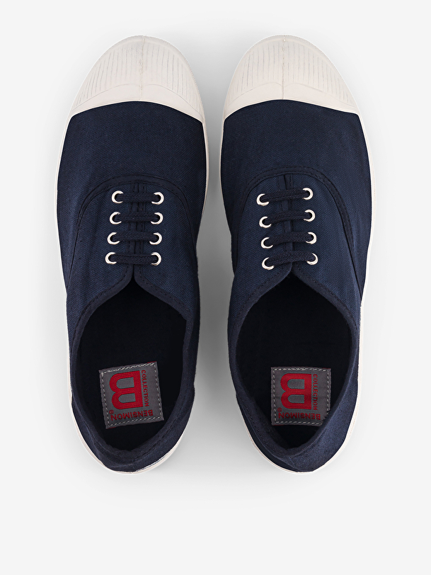 tennis femmes lacets marine