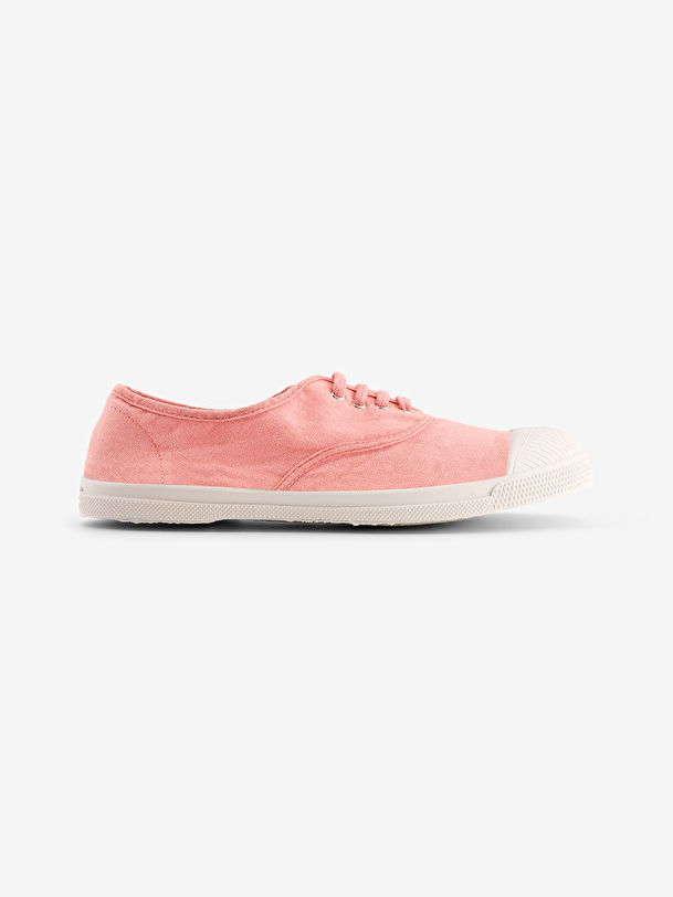 les femmes lacets tennis rose doux