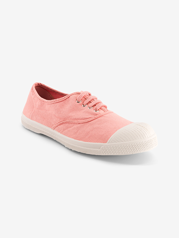 les femmes lacets tennis rose doux