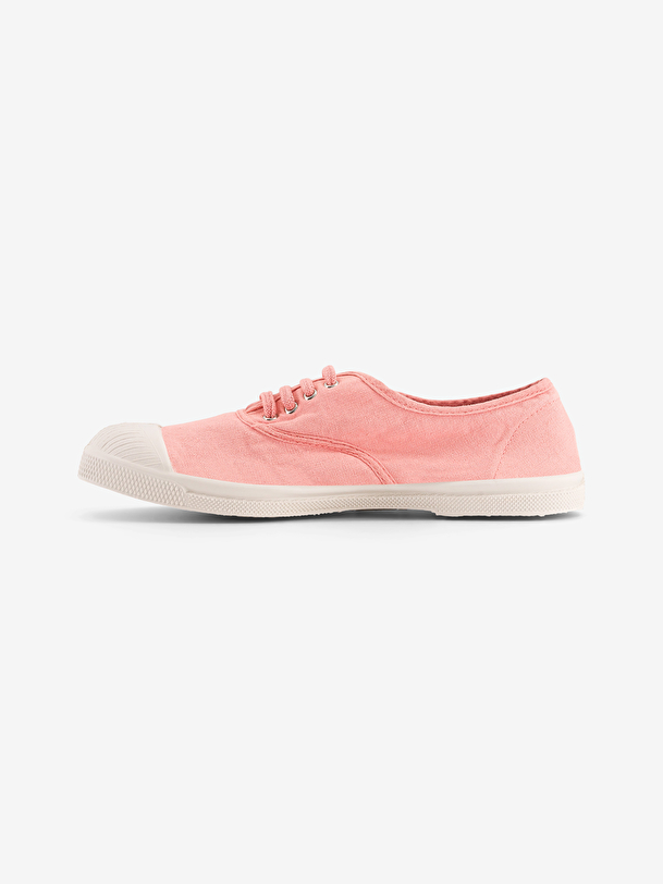 les femmes lacets tennis rose doux