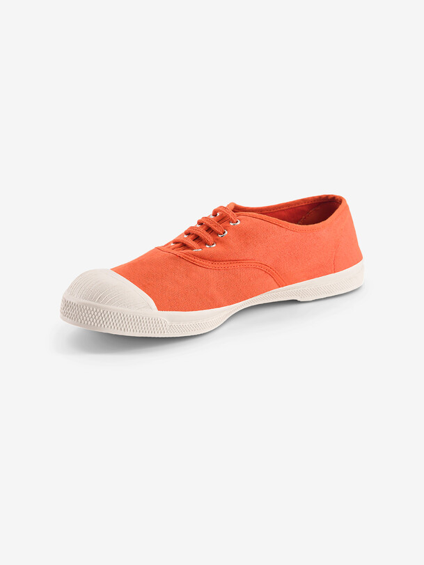 les femmes lacets tennis abricot