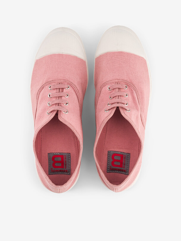 les femmes lacets tennis fleur
