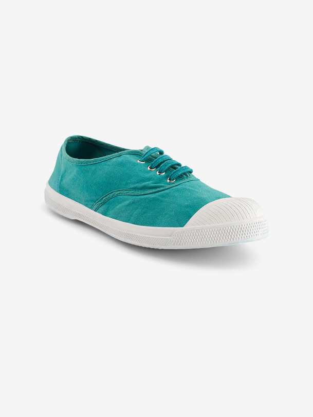 les femmes lacets tennis turquoise