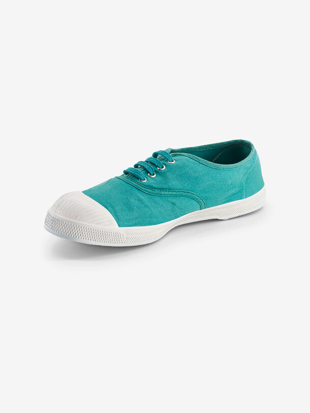 les femmes lacets tennis turquoise
