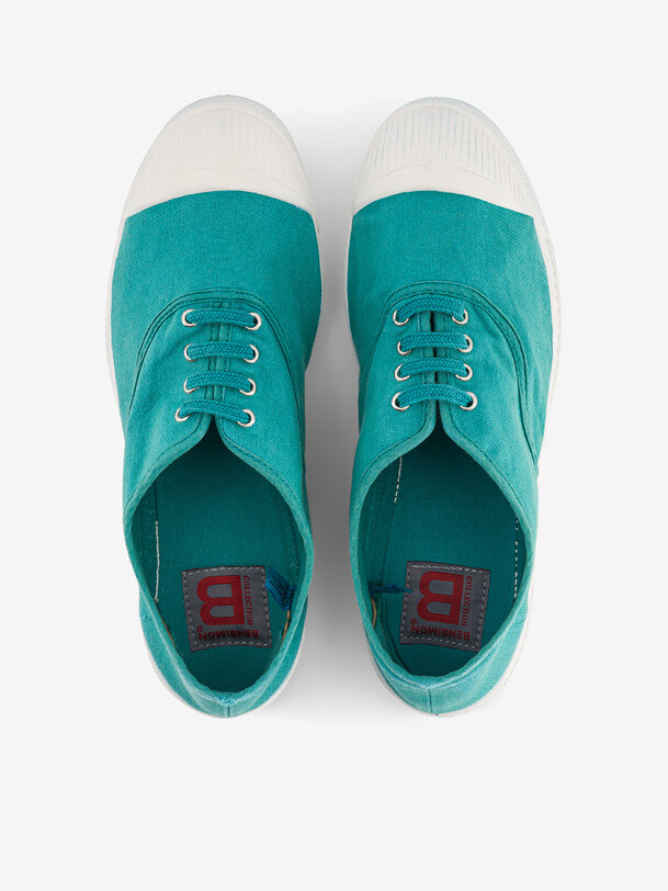 les femmes lacets tennis turquoise