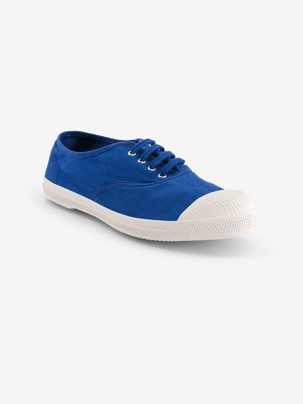 les femmes tennis lacets bleu vif