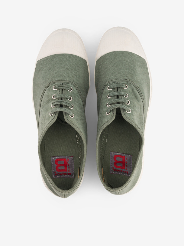 les femmes lacets tennis sage
