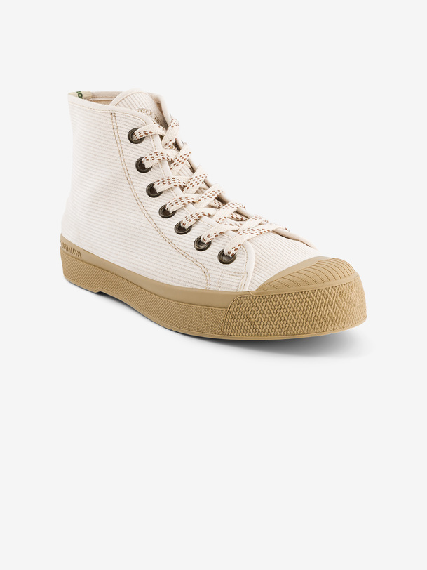 femmes stella b79 velours ecru baskets