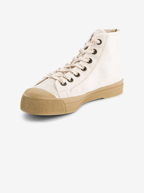 femmes stella b79 velours ecru baskets